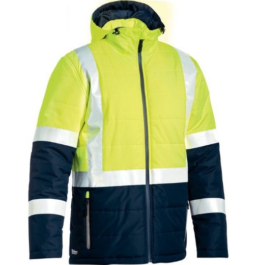 Picture of Bisley, Taped Hi Vis Puffer Jacket